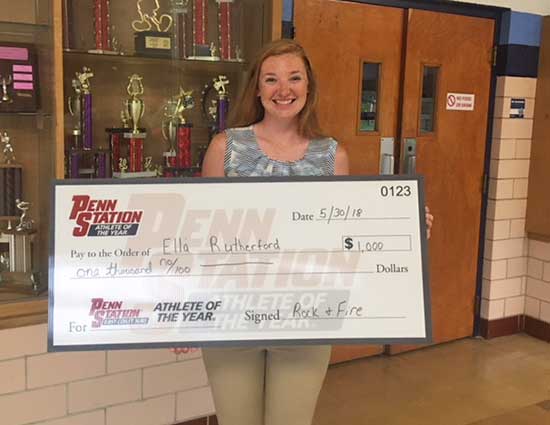 Ella Rutherford Penn Station Athlete of the Month