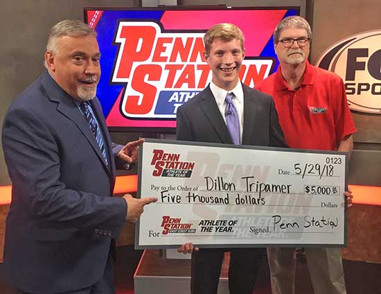 Dillon Tripamer Penn Station Athlete of the Year