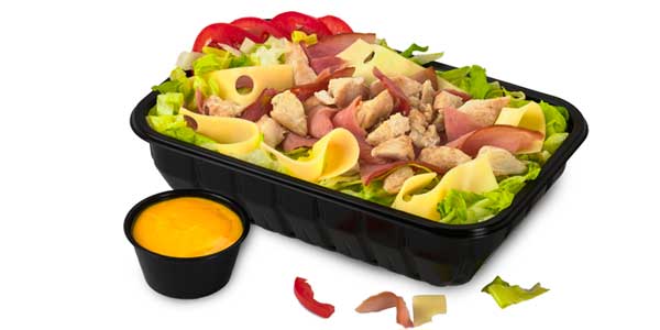 Gilled chicken cordon bleu bowl
