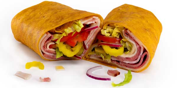 Grilled italian wrap